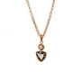 Smoky quartz triangular necklace by Mirabelle